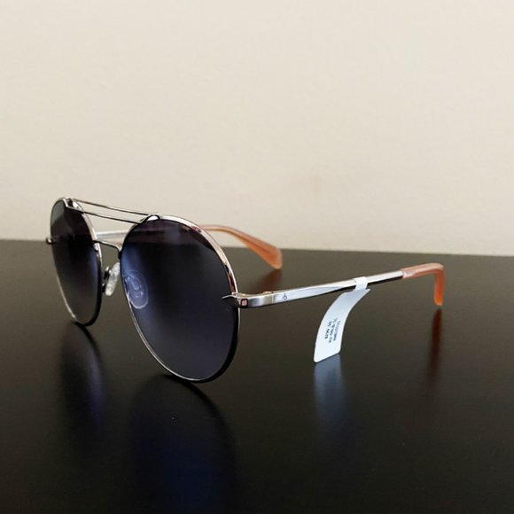 NWT Rag & Bone Women Round Sunglasses Sleek Retro Style - Picture 5 of 5